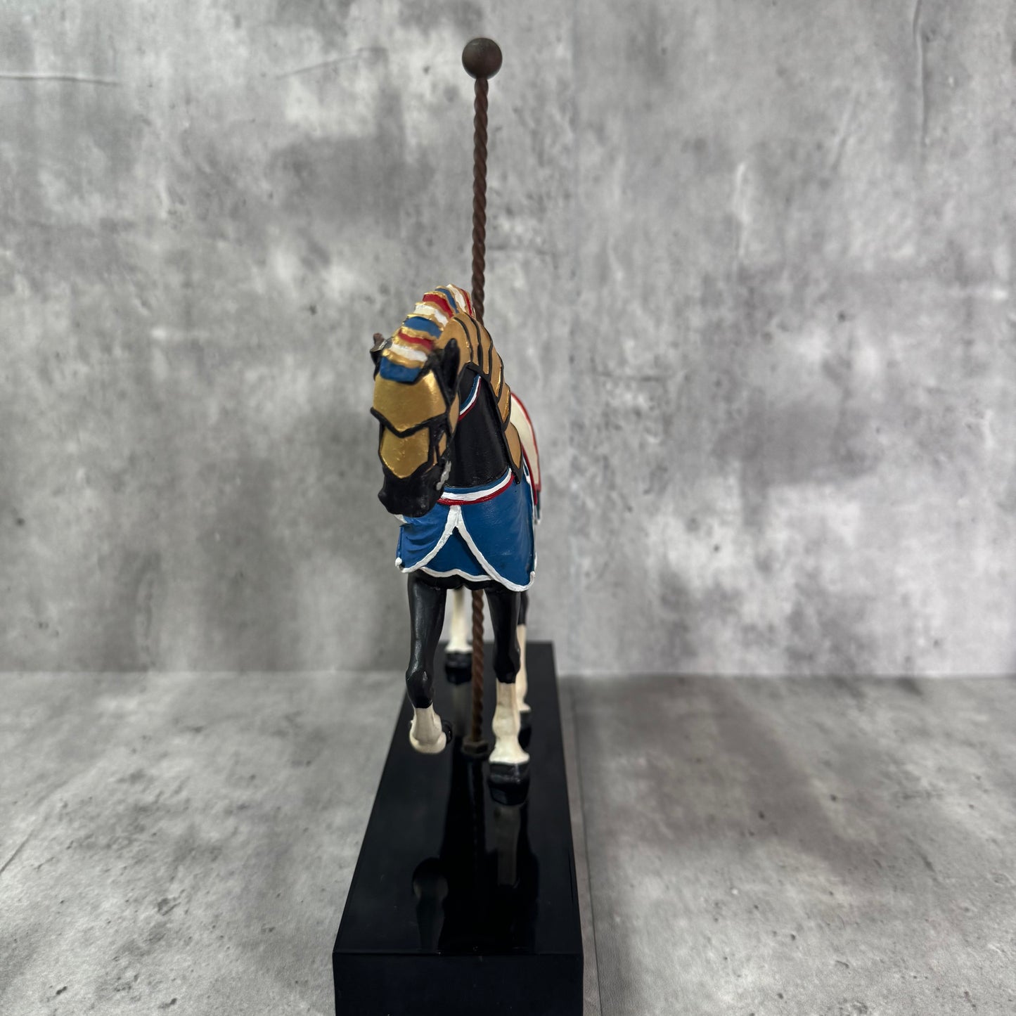 Hamilton Collection “The Patriotic Horse” – Art of the Carousel Figurine, 5th in Series, Limited Edition