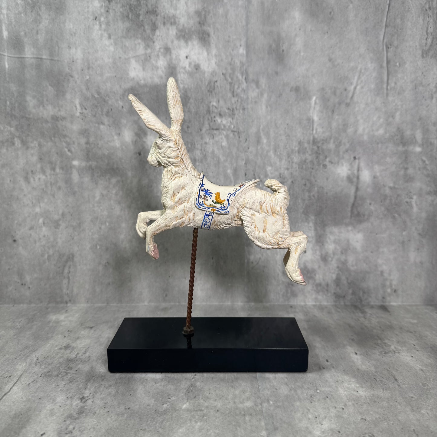 Hamilton Collection “The White Rabbit” – Art of the Carousel Figurine, 4th in Series, Limited Edition (Damaged)