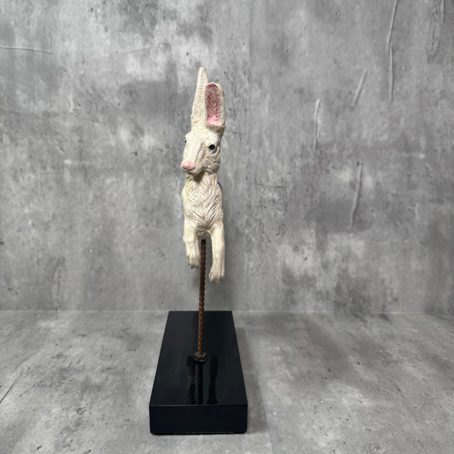 Hamilton Collection “The White Rabbit” – Art of the Carousel Figurine, 4th in Series, Limited Edition (Damaged)