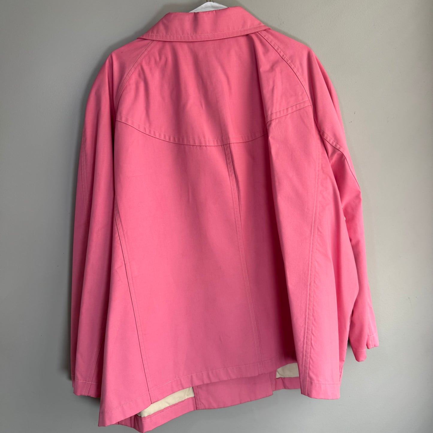 DKNY Pink collard Raincoat