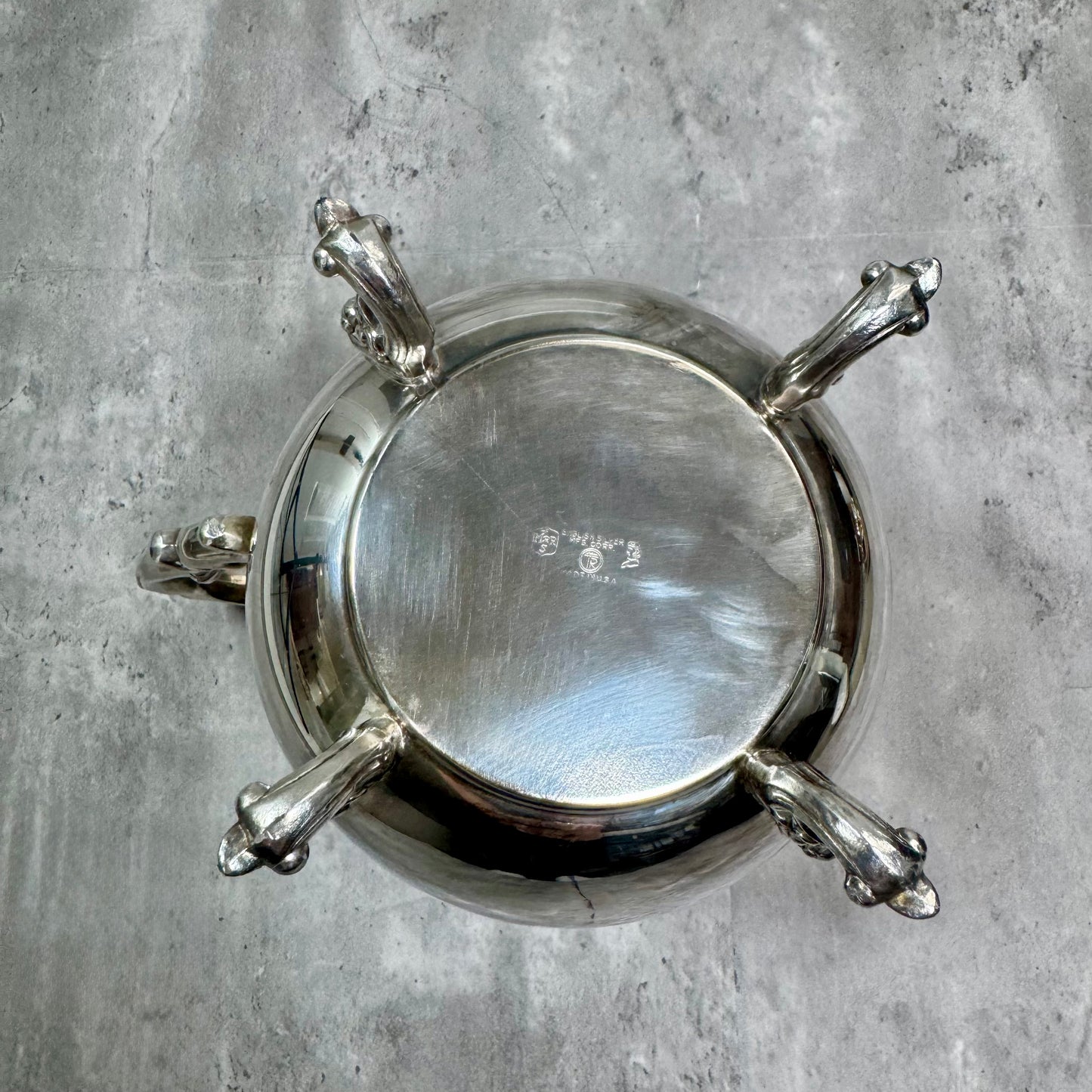 English Silver MFG Corp large silver pitcher