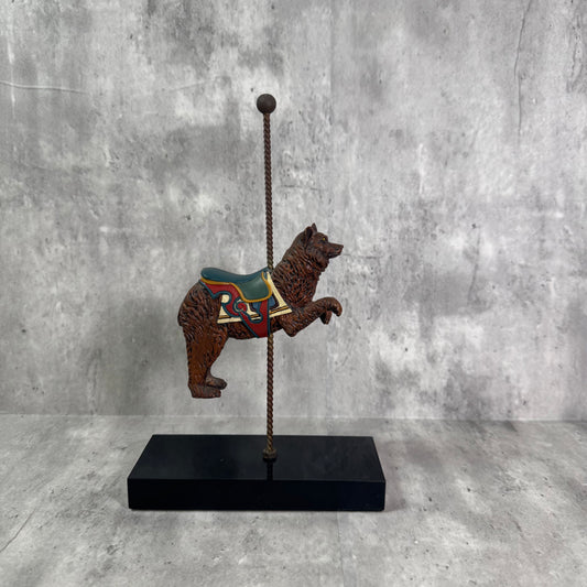 Hamilton Collection “The Dancing Bear” – Art of the Carousel Figurine, 6th in Series, Limited Edition