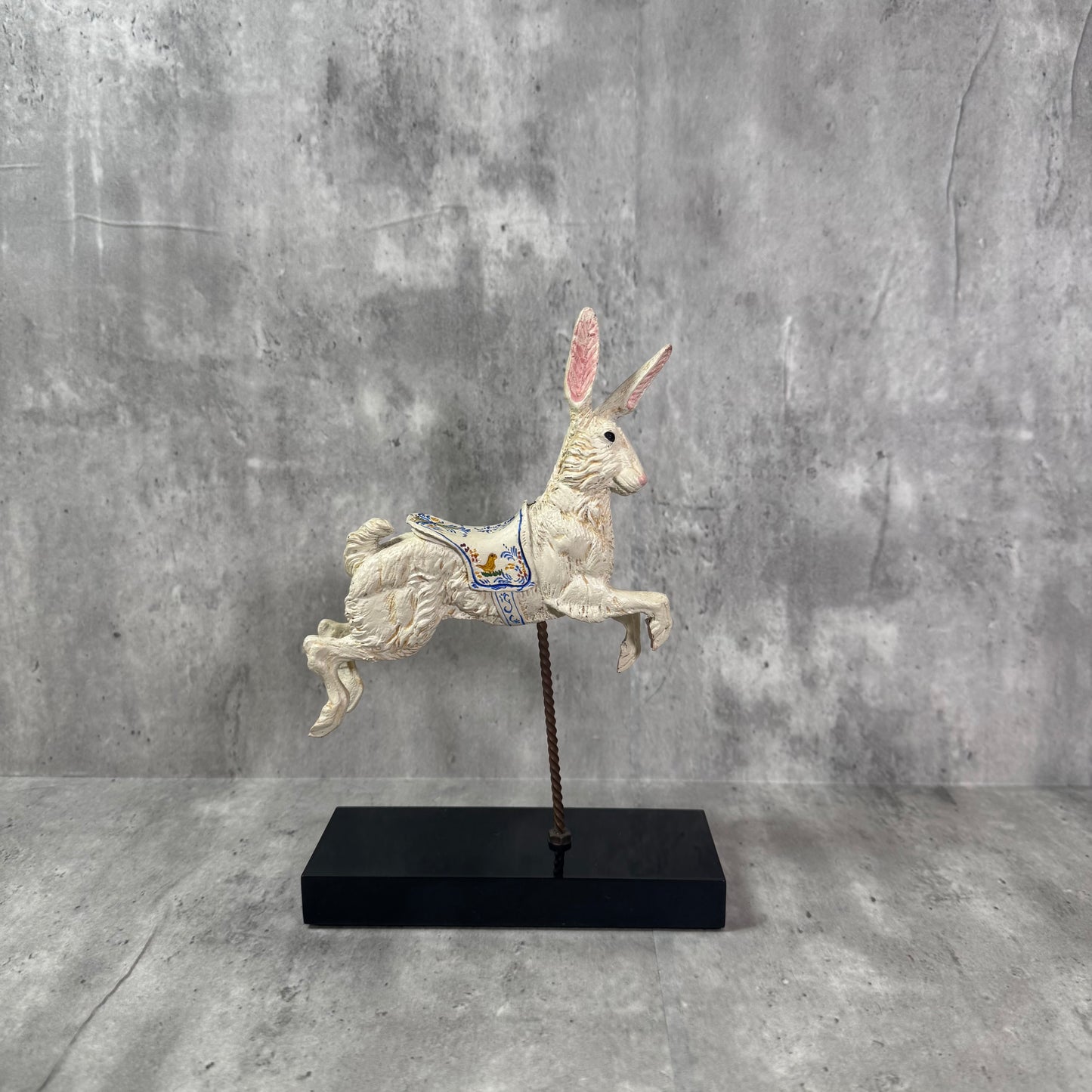 Hamilton Collection “The White Rabbit” – Art of the Carousel Figurine, 4th in Series, Limited Edition (Damaged)