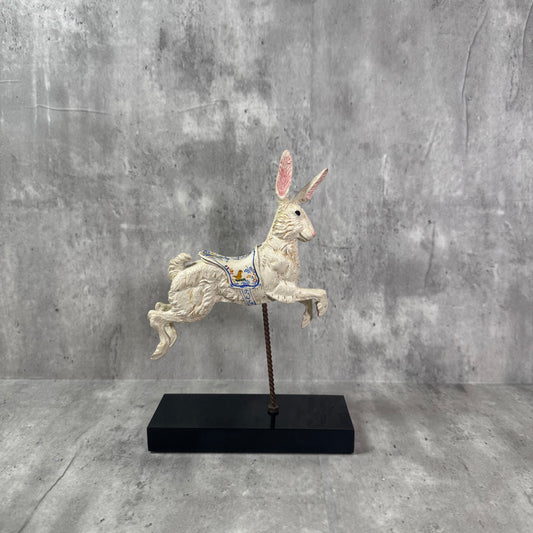 Hamilton Collection “The White Rabbit” – Art of the Carousel Figurine, 4th in Series, Limited Edition (Damaged)