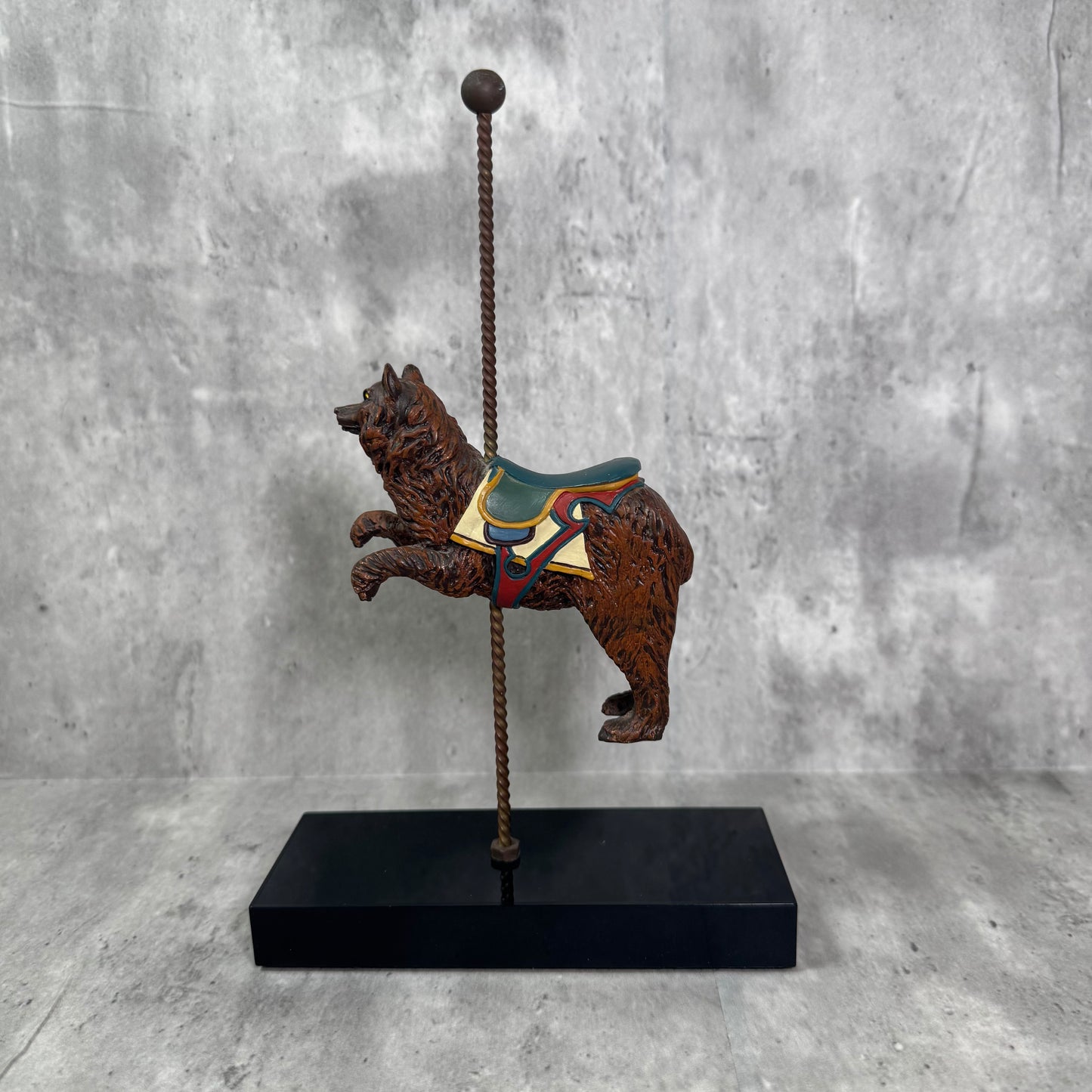 Hamilton Collection “The Dancing Bear” – Art of the Carousel Figurine, 6th in Series, Limited Edition