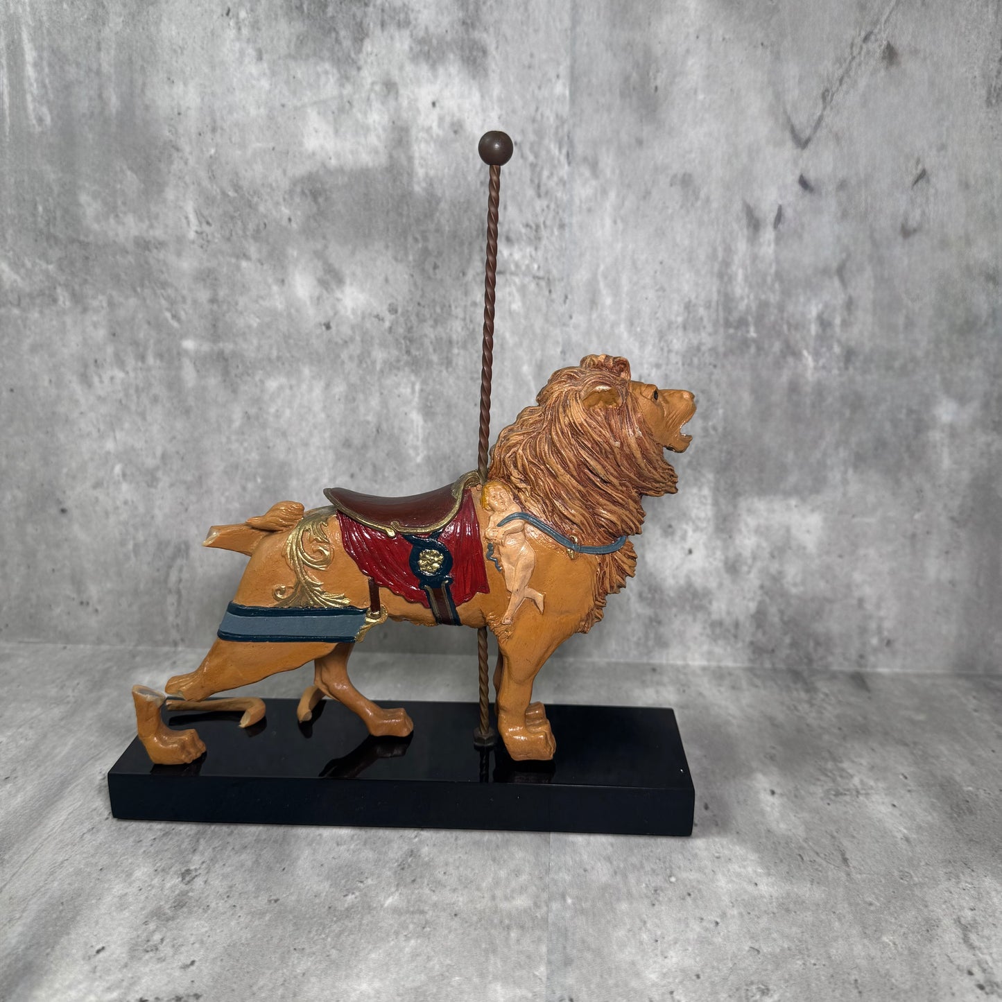 Hamilton collection Art of the Carousel "The Majestic Lion"
