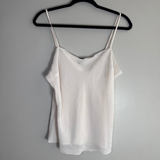 Vintage Blush Silk Slip Tank – Size L