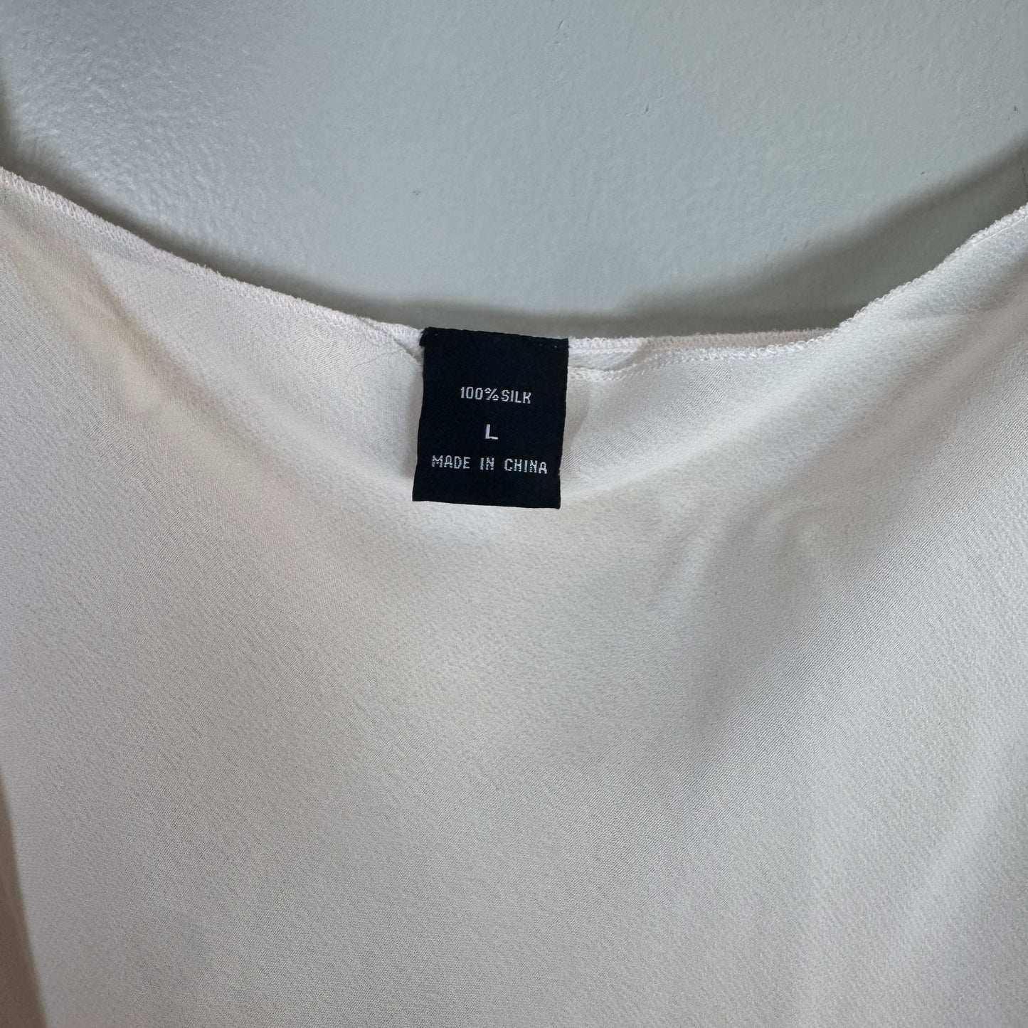 Vintage Blush Silk Slip Tank – Size L