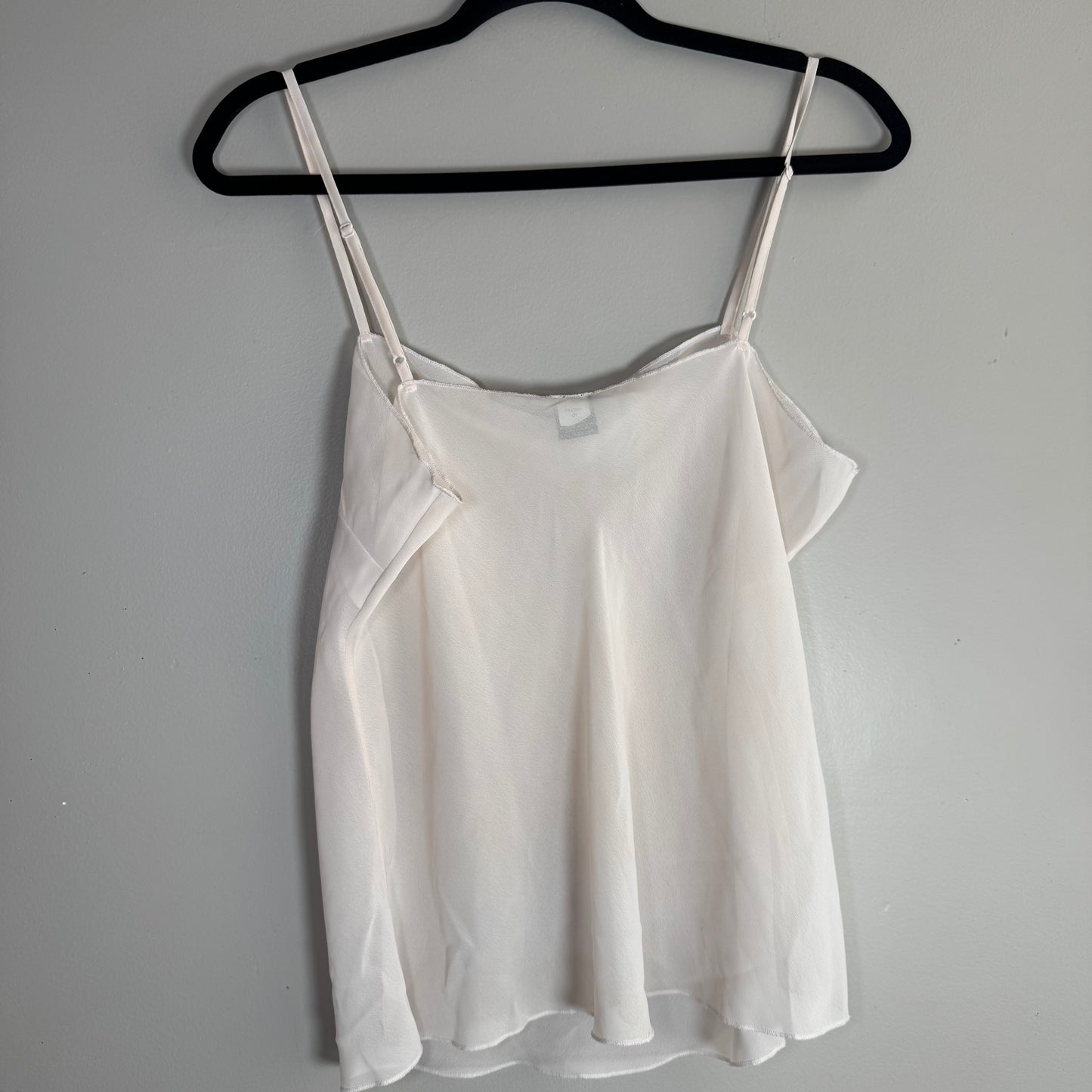Vintage Blush Silk Slip Tank – Size L