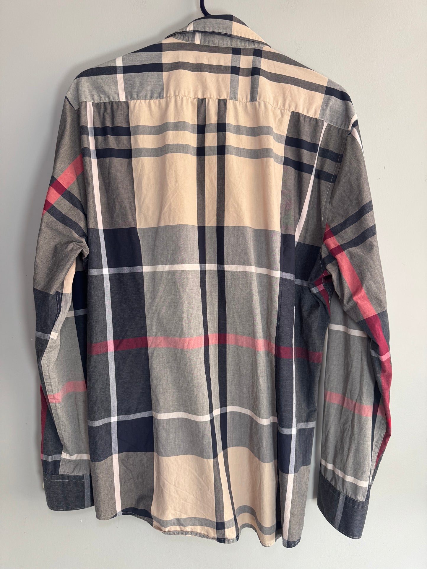 Barbour Plaid Button Up Shirt-Size S