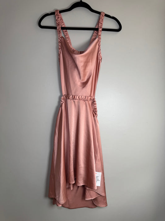 ASOS Pink backless cocktail Dress-Size 6