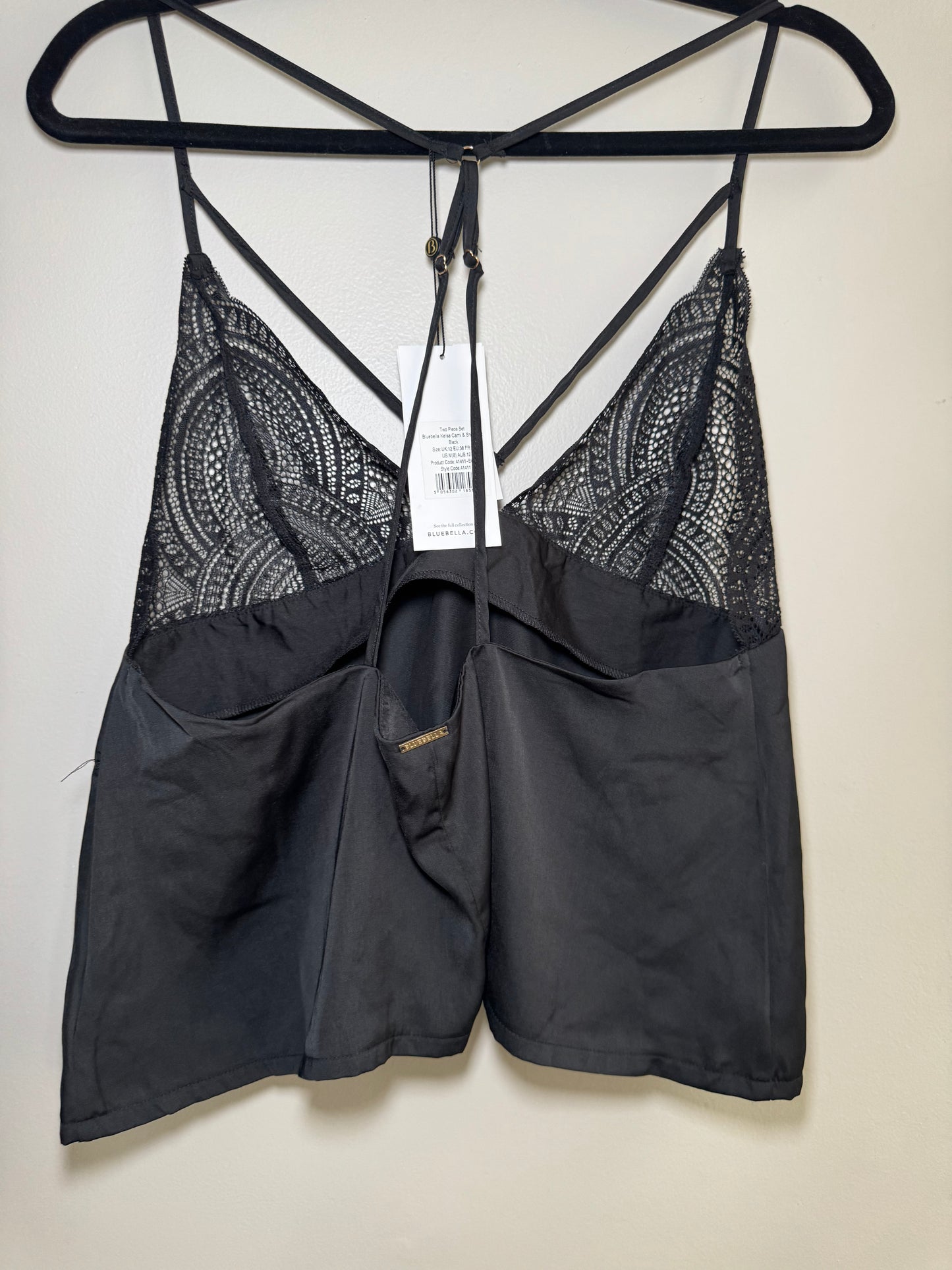 Bluebella Black Lace & Satin Sleep Set – Size M (NWT)