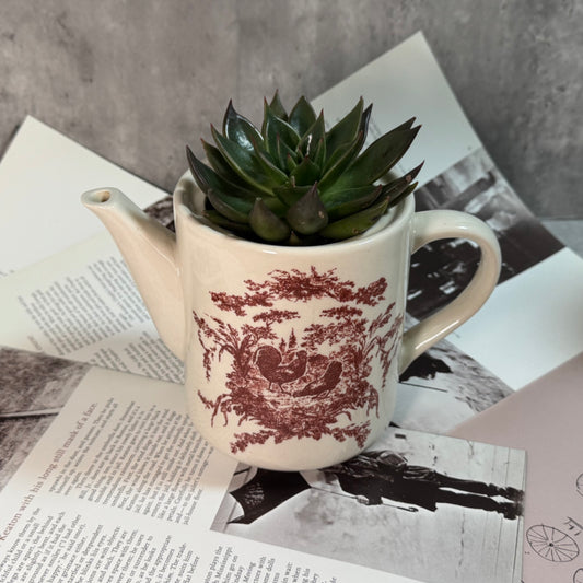 Classic Ceramics “California Pantry” Red Rooster Teapot