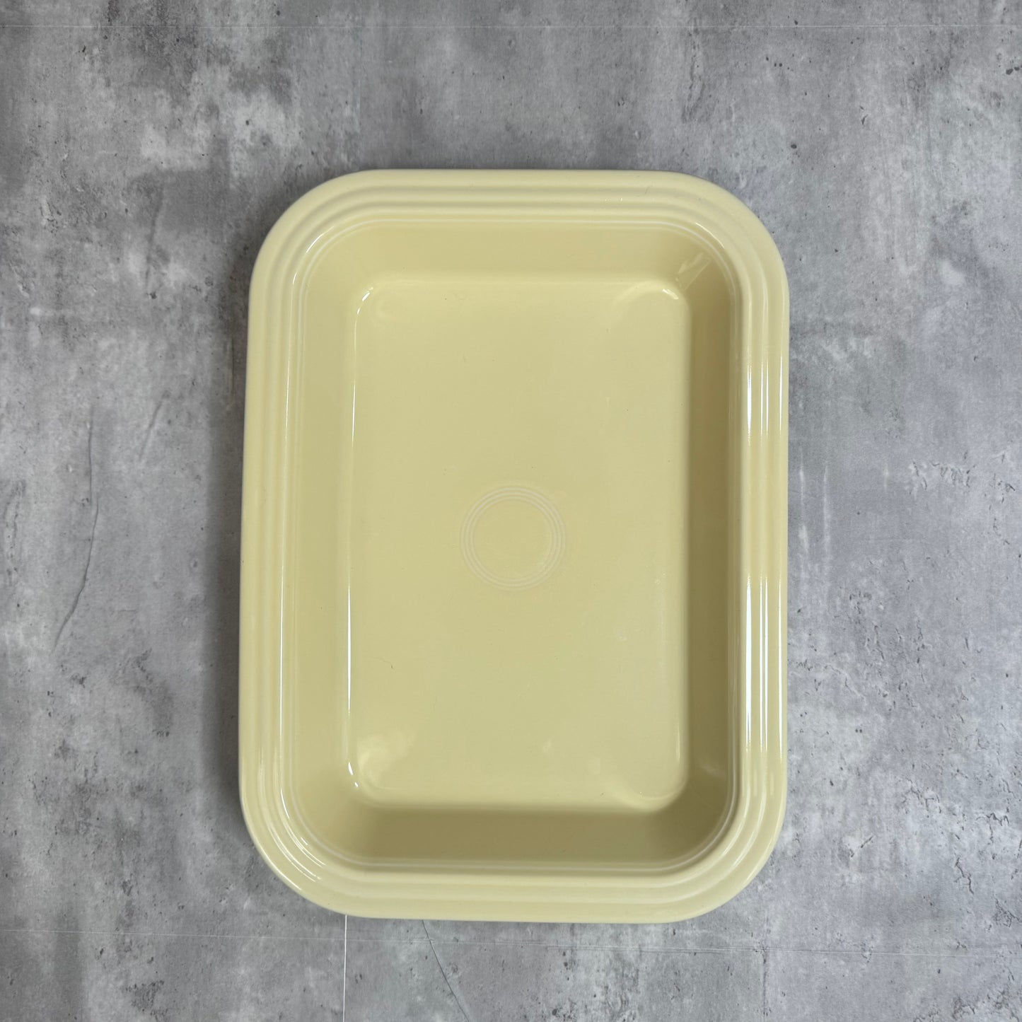 Fiestaware Ceramic Yellow Cream Rectangle Baker