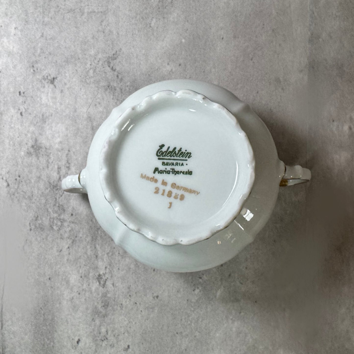 Edelstein Bavaria Porcelain Sugar Dish – Floral Pattern
