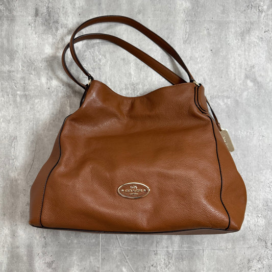Coach Tan Pebbled Leather Hobo Bag – Slouchy Everyday Classic